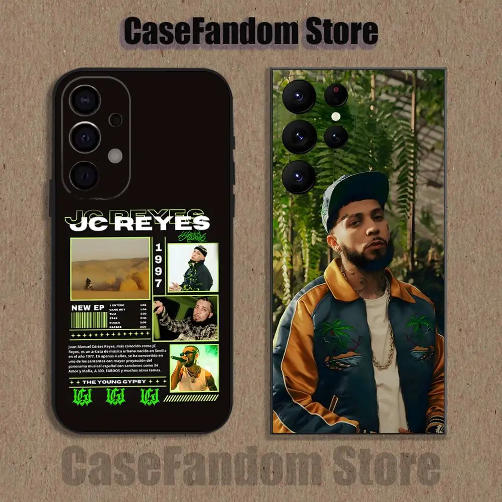 JC REYES Tour Phone Case For Samsung S26,S25,S24,S21,S22,S23,S30,Ultra,S20,Plus,Fe,Lite,5G Black Cover