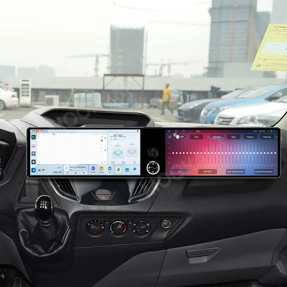 Qualcomm Android Radio For Ford Transit Custom 2016-2022 Screen GPS Multimedia Navigation Stereo Receiver player IPS Head Unit
