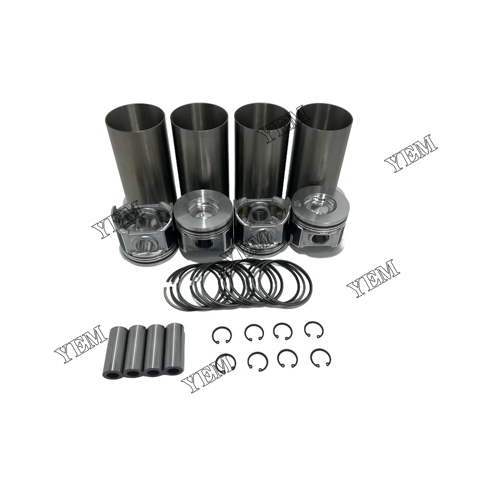 

For Kubota V3307 Overhaul Rebuild Kit Piston With Rings Cylinder Liner Set Engine Parts 94*2+1.5+3