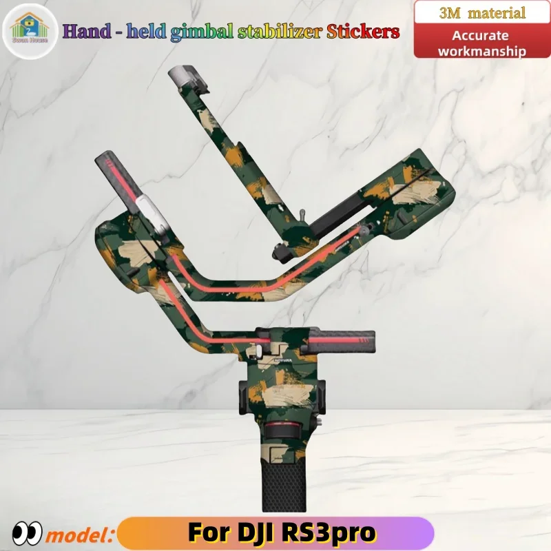 

For DJI RS3pro hand - held gimbal stabilizer stickers, DIY skin,Precision tailoring wear-resistant protective film