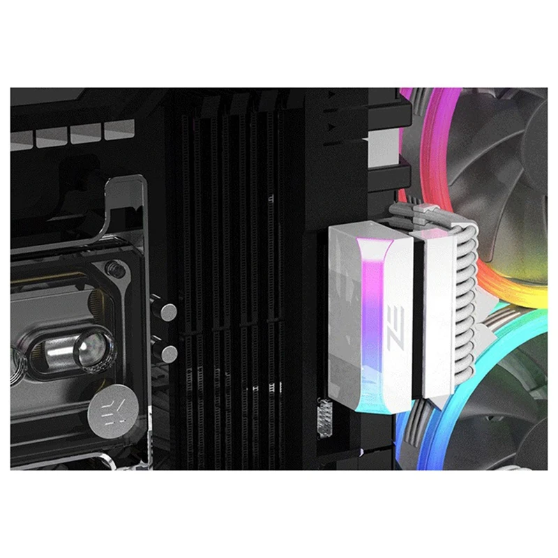 5V Synchronized 24 Pin Turn Header Computer Motherboard Atx Power Supply 24P To 90° Connector Turn Alignment Adapter