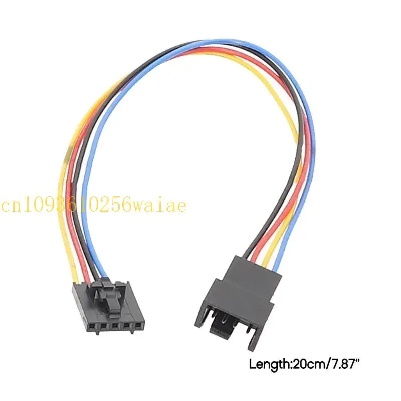 652F Universal Small 5pin до 4PIN вентилятор PWM Разъем Удлинительного разъема Удлинительный кабель компьютер вентилятор PVC