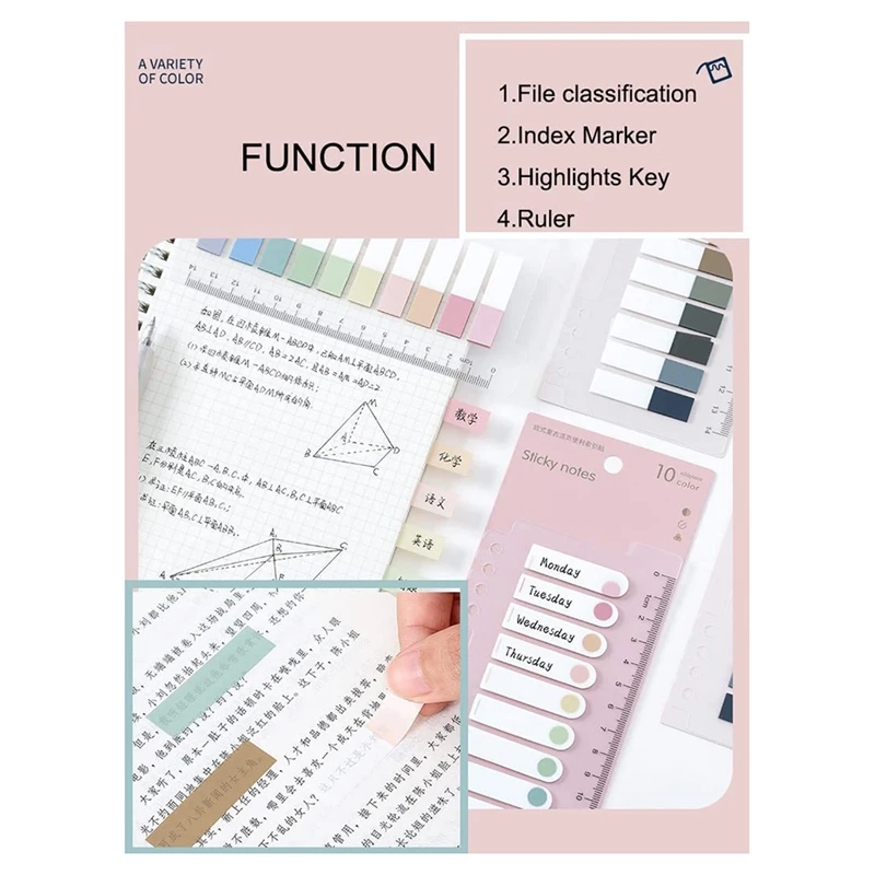 Page Markers Sticky Index Tabs 30 Colors Morandi Memo Stickers Writable And Repositionable File Tabs Flags 3 Packs