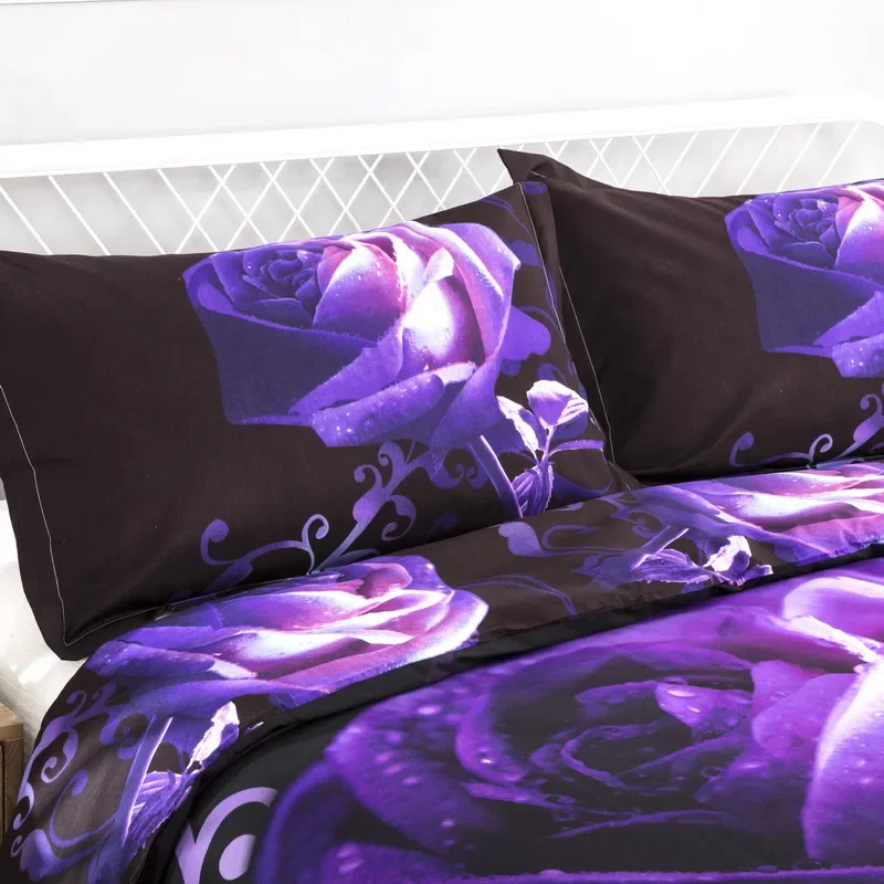 Ropa De cama cómoda súper suave De invierno De alta calidad, Cama doble individual occidental, juegos De edredón De gato con hojas De otoño 3D, Ropa De Cama