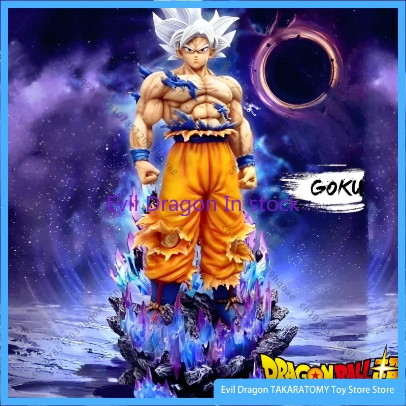 

В наличии 33 см Dragon Ball Son Goku Ultra Instinct ПВХ статуя экшн-фигурка игрушка Коллекционный подарок