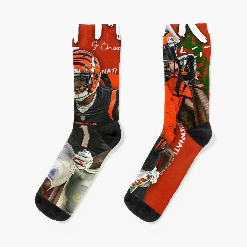 

Ja'Marr Chase Socks custom sports aesthetic New year's Men Socks Luxury Brand Women's