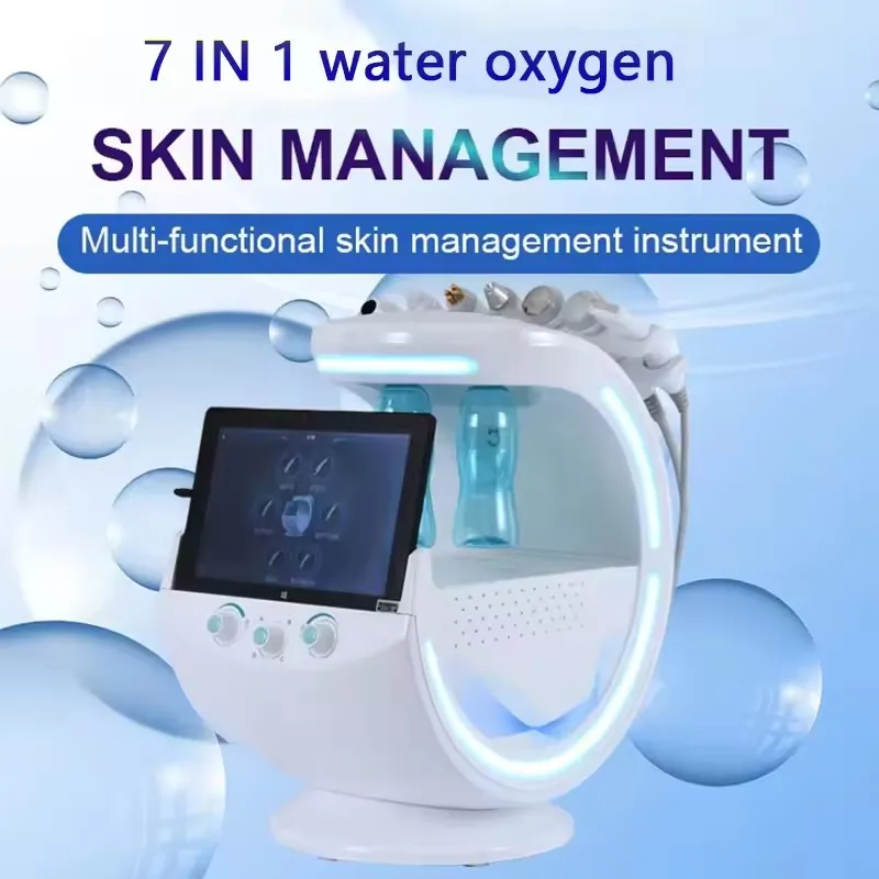 20257 in 1  Facial Machine Professional Ultrasonic Rejuvenation Dermabrasion  For Hydradermabrasion，RF Wrinkle Remova.