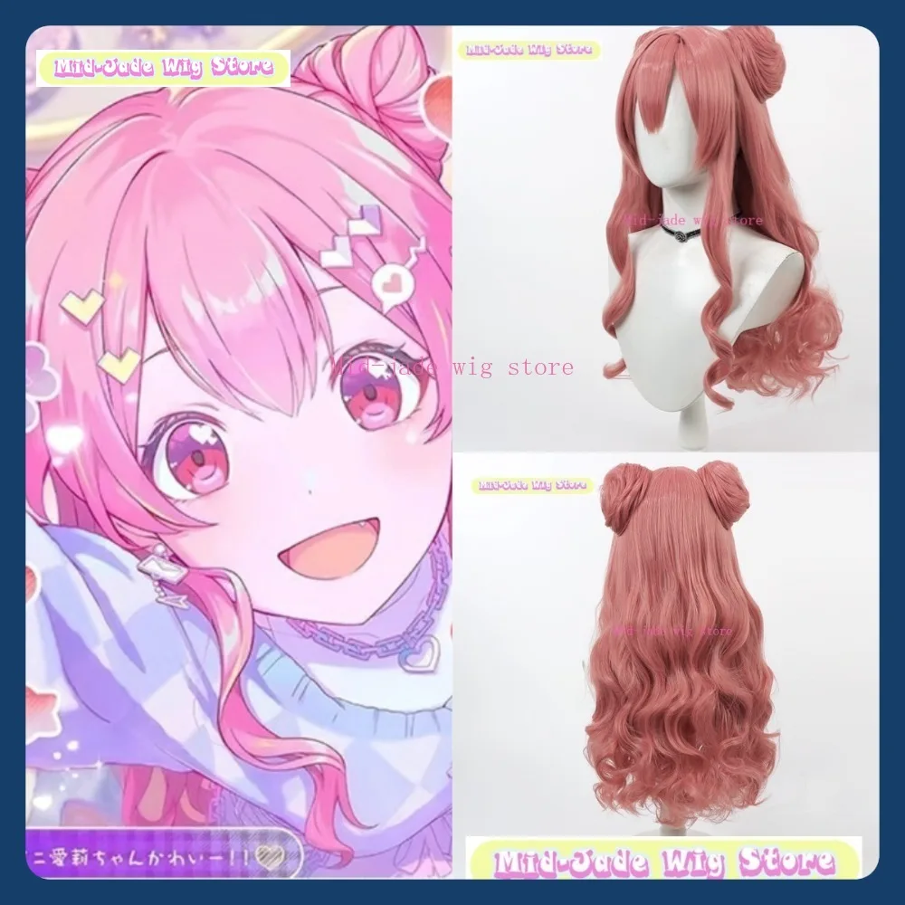 منتصف اليشم شعر مستعار مخزن مشروع SEKAI موموي إيري شعر مستعار تأثيري أنيمي لعبة لعب الأدوار الشعر الاصطناعية حفلة الهالوين