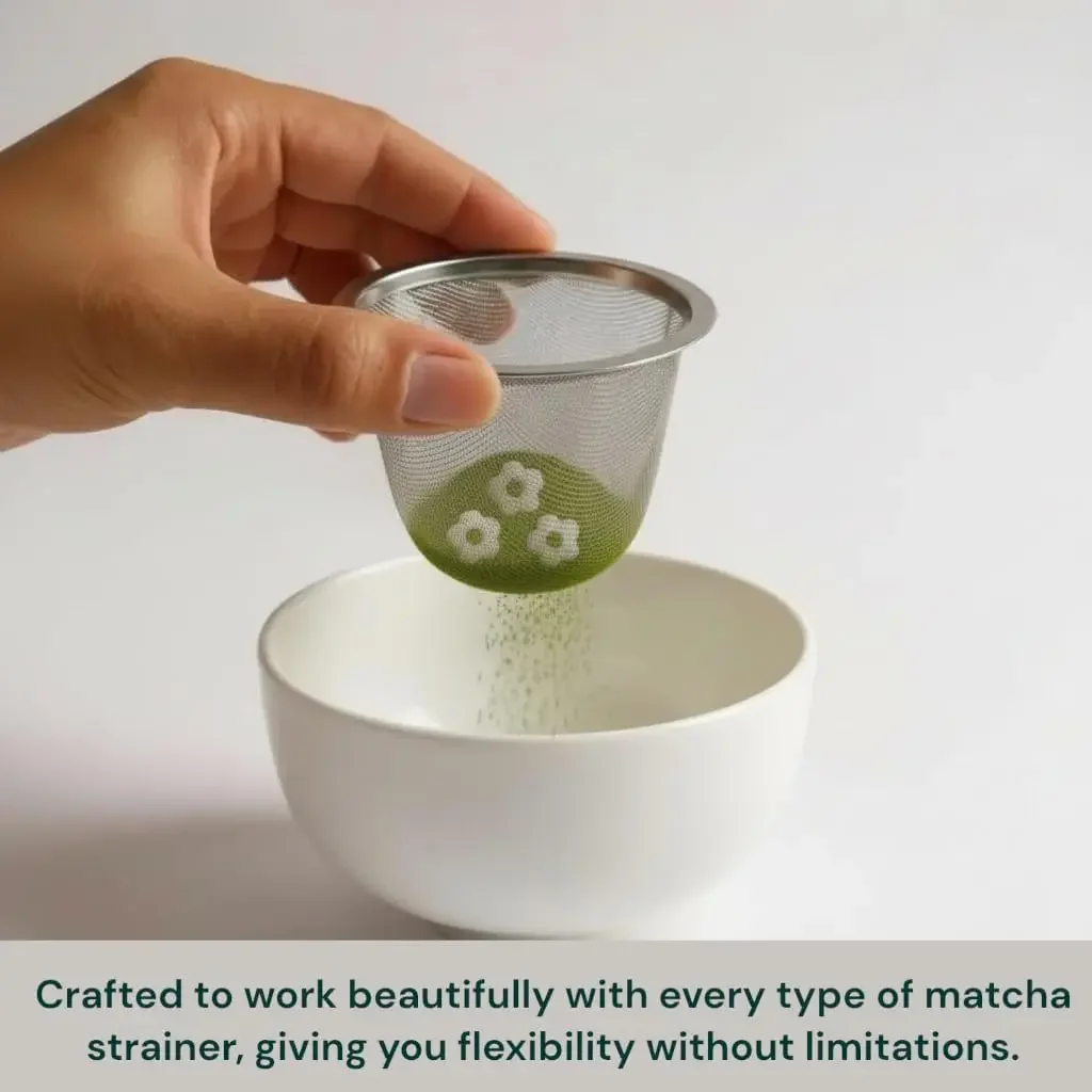 Stainless Steel Matcha Powder Sifter Sc3bc844fb7f44e21a86fce76367c5e41b