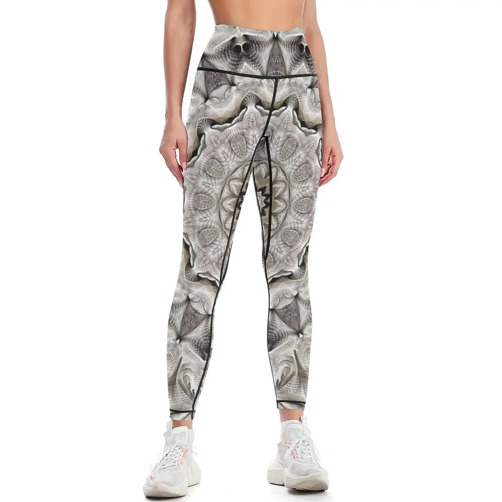 

Flower Of Life Mandala (Winter Night) Leggings sport set Fitness clothing gym clothing sports shirts gym Womens Leggings