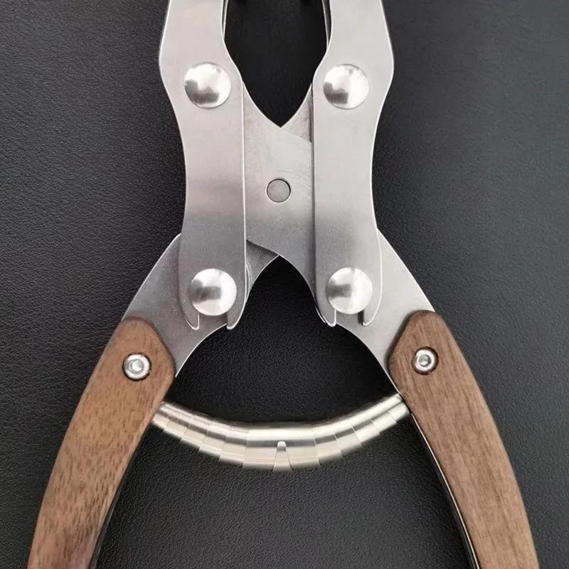 Stainless Steel Leather Flat Pliers, Parallel Clamp for Professional Handmade DIY Leathercraft