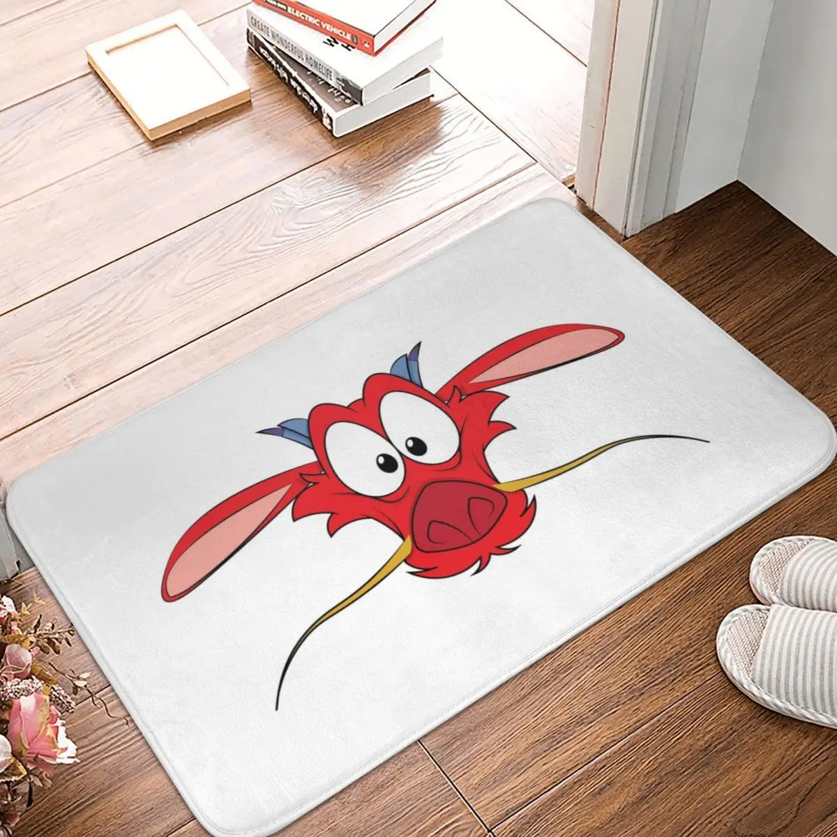 Mushu From Mulan Anti-slip Doormat Floor Mat Cushion Carpet Rug for Kitchen Entrance Home Bathroom Living room Footpad Mats