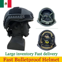 Upgraded Wendy's Lined Ballistics Tactical Helmet FAST Polymer Polyethylene PE NIJ IIIA High Cut Ballistic Helmet Grade 3A