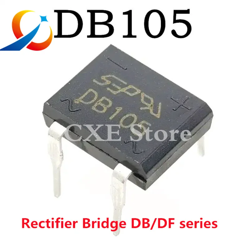 10PCS Sep Rectifier Bridge DB101 DB102 DB105 DB106 DB107 DB207 DB307S Bridge Heap DF02 DF04 DF06 DF10M NEW