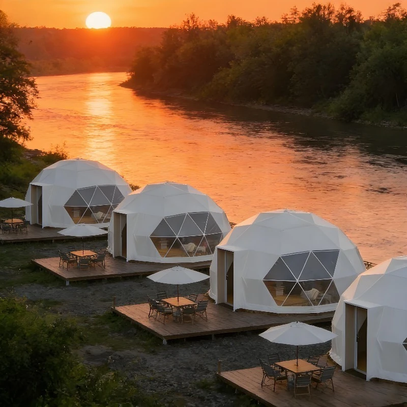 Transparent Luxury Dome Tent Geodesic Structure Dome House for Resort Camping Hotel Outdoor System