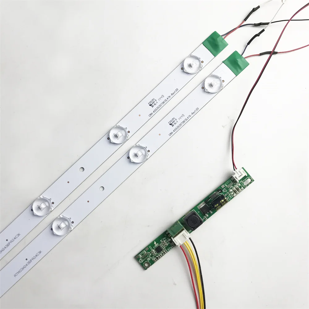 Imagem -02 - Universal Led Backlight Strip Kit Lâmpada Kit Board com Filtro de Lente Óptica para 2428 Lcd Led tv ou Billboard 495 mm