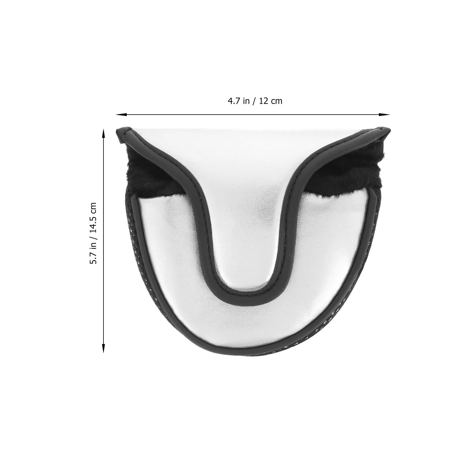 Protective Putter Cover Golf Club Head Cover PU Material Light Comfortable Wear Resistant Impact Collision Protection for All