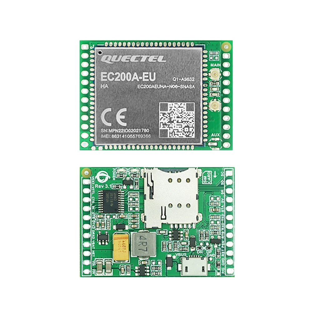 Placas De Desenvolvimento LTE CAT4, EC200AEUHA EC200AEUHA-N06-SNASA, Placa De Núcleo, 1Pc