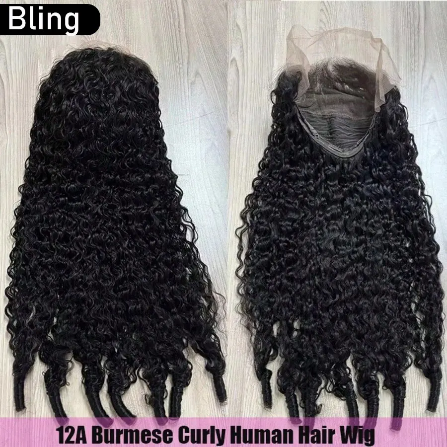 الخام البورمية شعر مستعار مجعد 13x6 الدانتيل الباروكة الأمامية شعر الإنسان الفيتنامية دوامة البورمية 13x4 مجعد hd الدانتيل الباروكة الأمامية للنساء #1