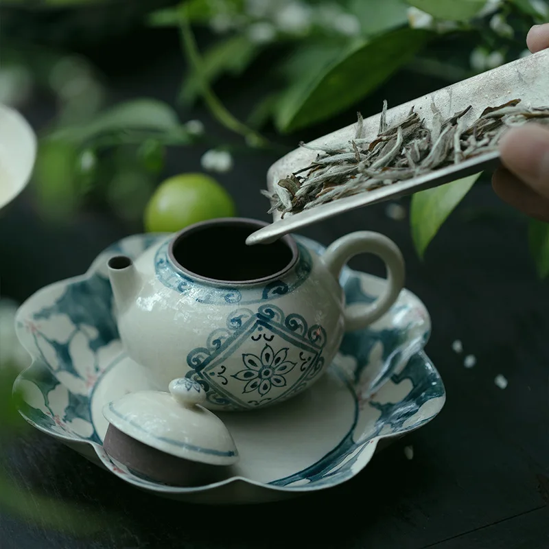 Fanyu Vintage Hand-Painted Floral Pattern 