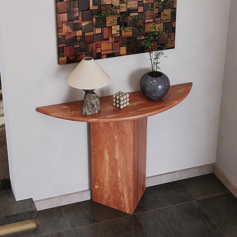 

French retro home end-view table, entrance table, living room decoration strip table