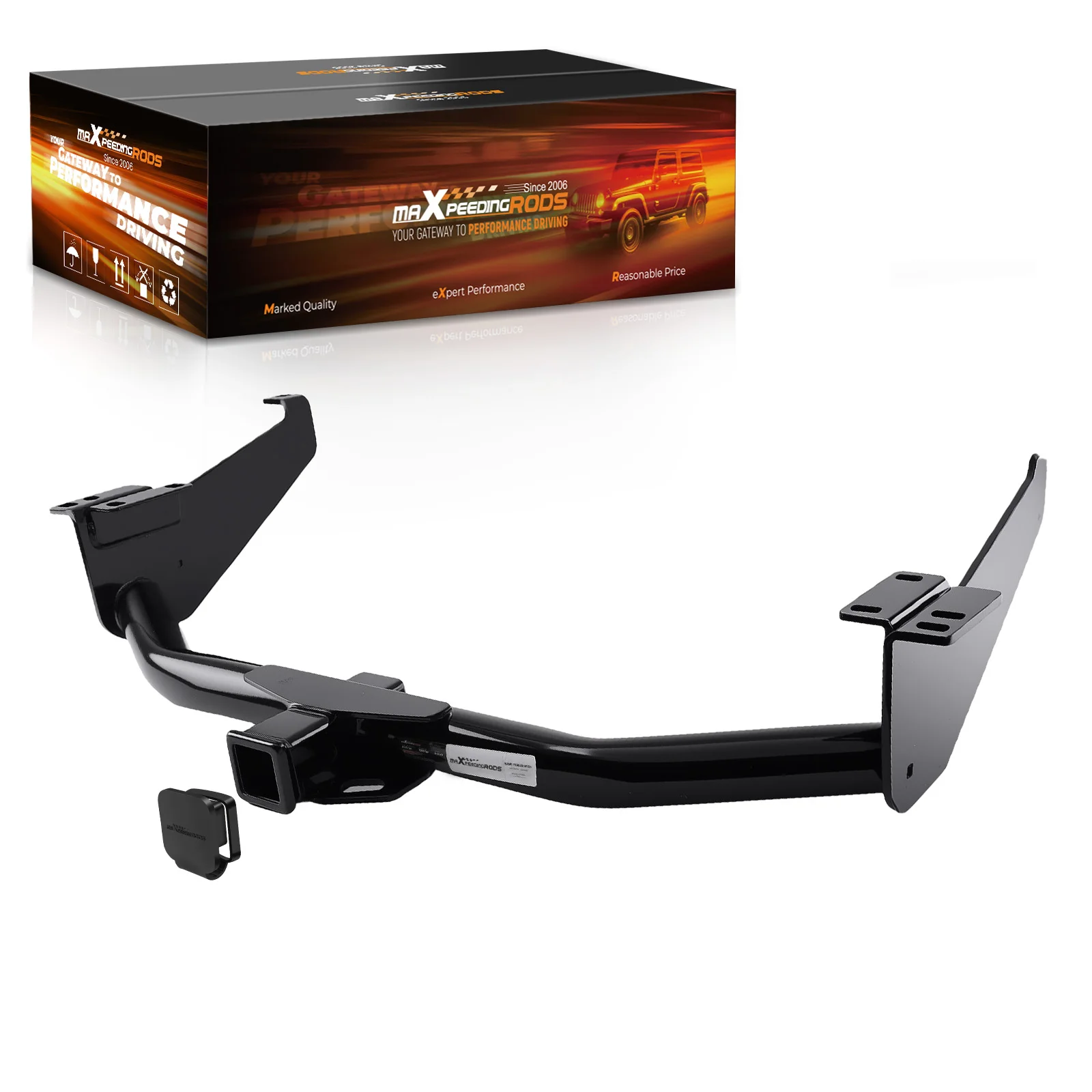Class 4 Rear Hitch Receiver for Nissan Titan 2017-2024 2in 8000lbs Towing