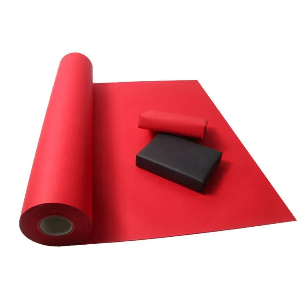 

Multipurpose Paper Roll Red Kraft Paper Roll Bouquet Paper Durable Gift Wrapping Paper 38CM Black Packing Paper Flower Packaging