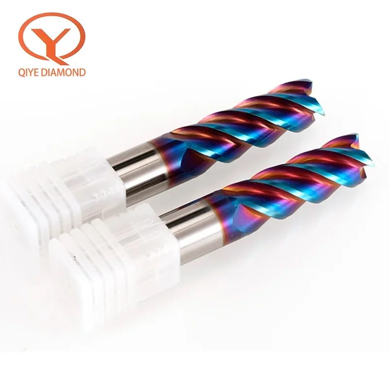 Imagem -06 - Fresa de Topo de Liga Dura Hrc65 10 12 17 18 20 mm Flauta Fresadora Ferramenta de Revestimento de Liga Fresa de Topo de Usinagem Cnc