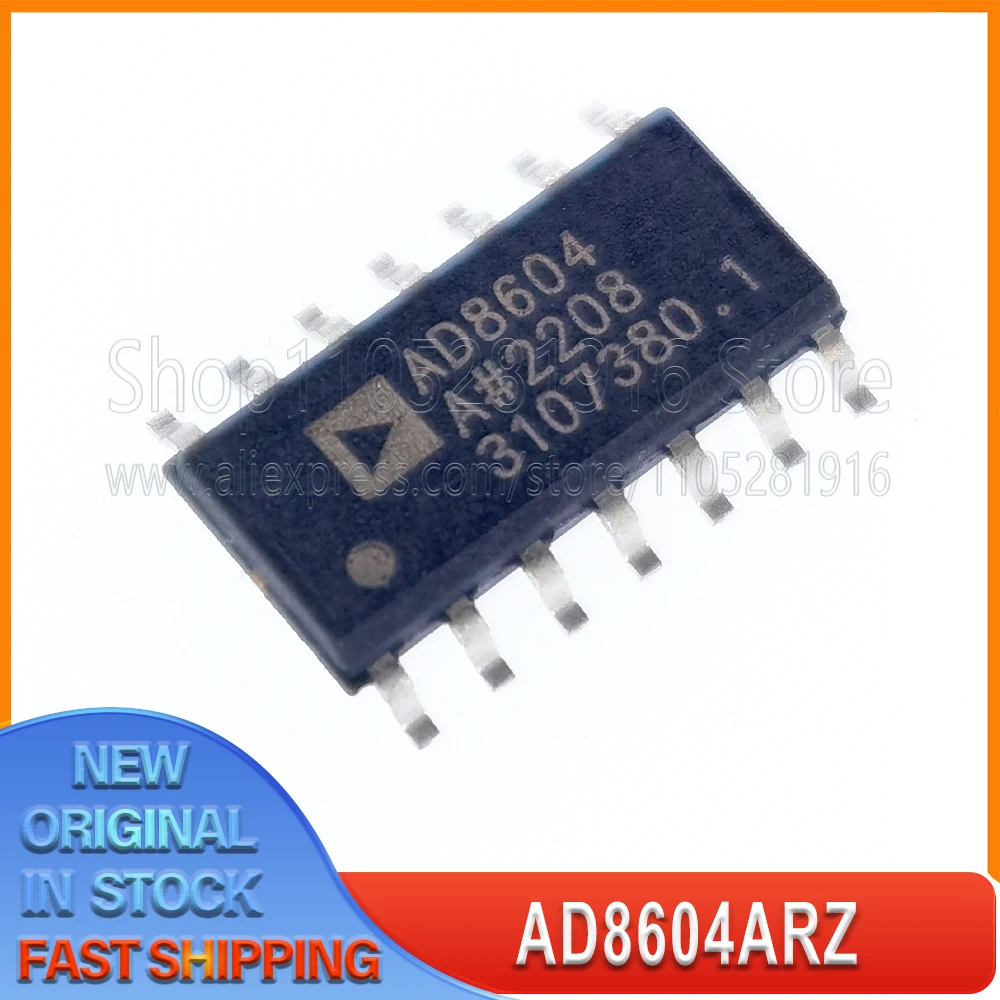 

Four-channel, precision CMOS 5~20PCS/LOT AD8604ARZ AD8604A AD8604 SOP14 100% New Spot stock