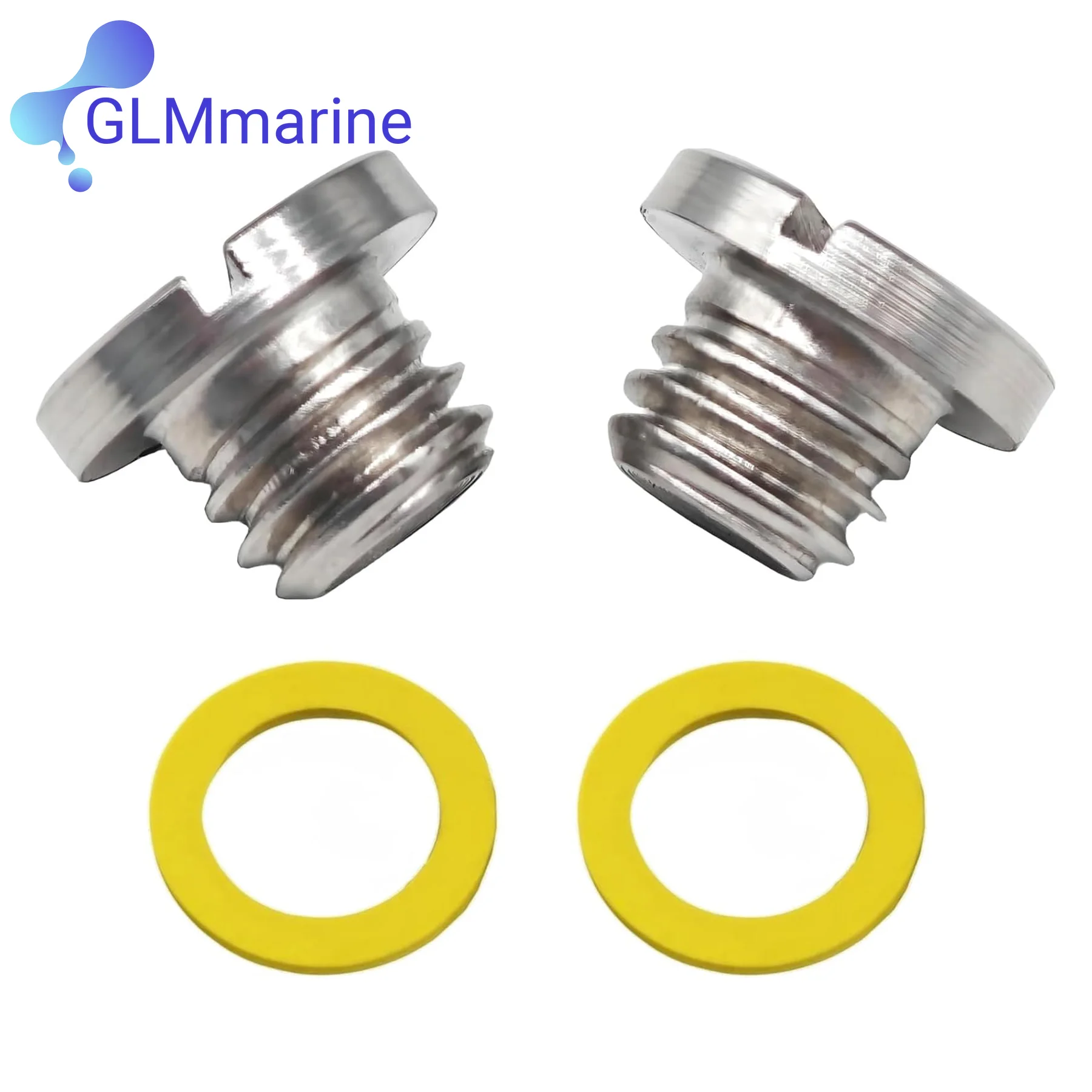 79953Q04 Lower Unit Gearcase Oil Drain Plugs Screw Kit Fits for Mercury MerCruiser Engines Replaces 10-79953A2 Sierra 18-2244 image 6