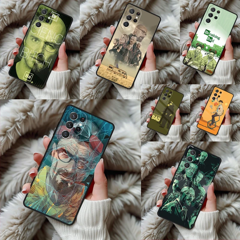 Breaking Bad Phone Case For Samsung Galaxy S24 S25 S26 Ultra S22 S23 Plus S21 S20 FE Note10 TPU Cover