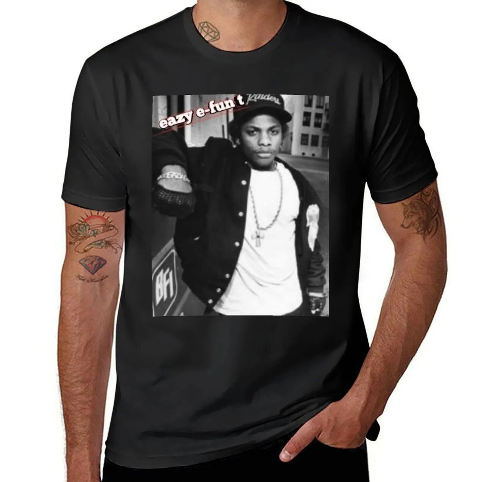 

Eazy_e T-Shirt hippie clothes aesthetic clothes mens workout shirts