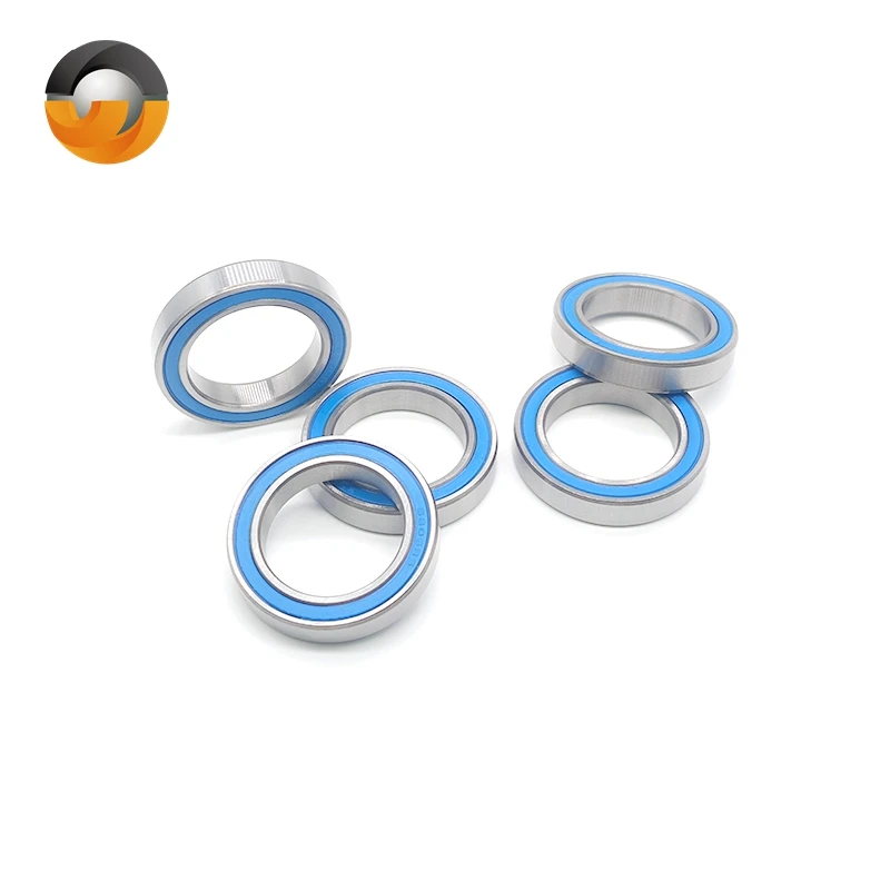 10PCS 6805 2RS 베어링 25*37*7mm ABEC-7 미터법 얇은 섹션 볼 베어링 파란색 밀봉 6805RS 61805RS 6805 RS