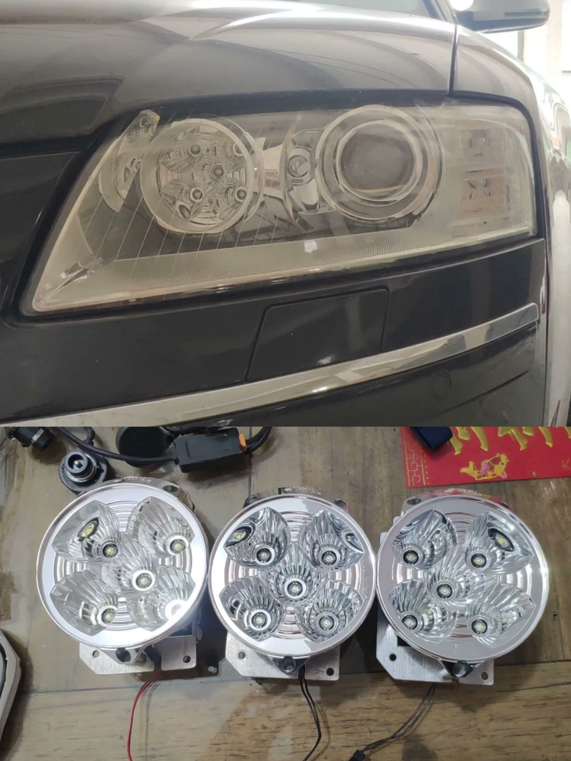 Picture 7: Daytime running light for Audi A8 D3 S8 W12 Lotus headlight DRL Headlight modification accessories