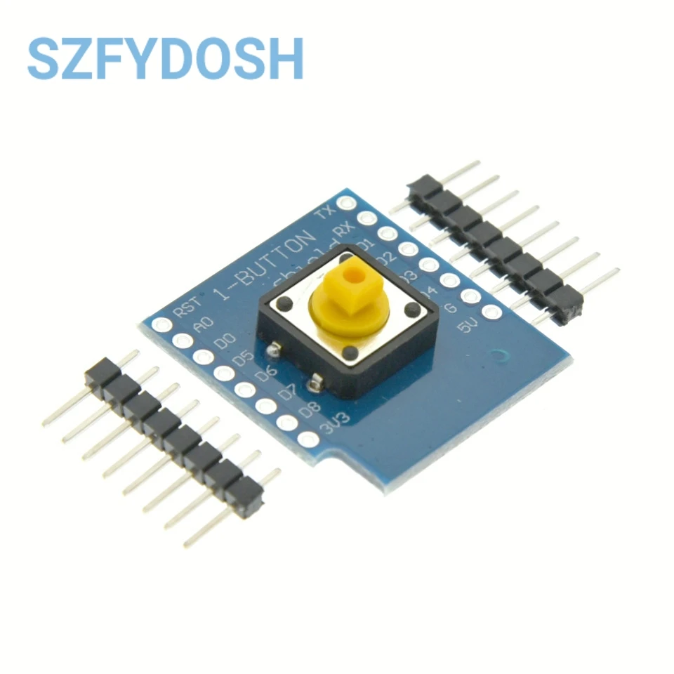 One Button Shield For WeMos D1 Mini Button For Wemos Diy Electronic PCB Board D1 Mini Button Module With Pin