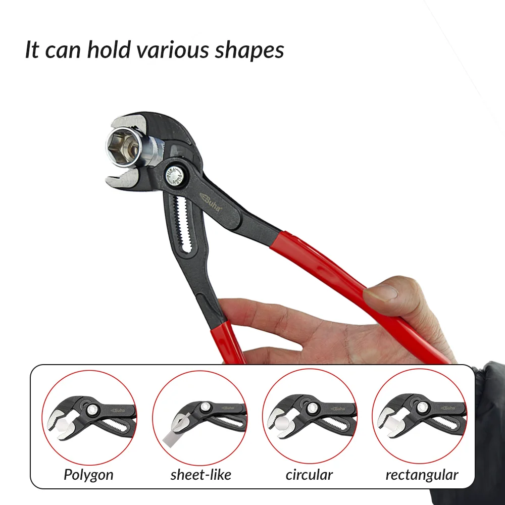 Hot 10inch Adjustable Large Opening German Style Shifting Spanner Multi Functional Crescent Wrench Pipe Pliers Water Pump Clamp