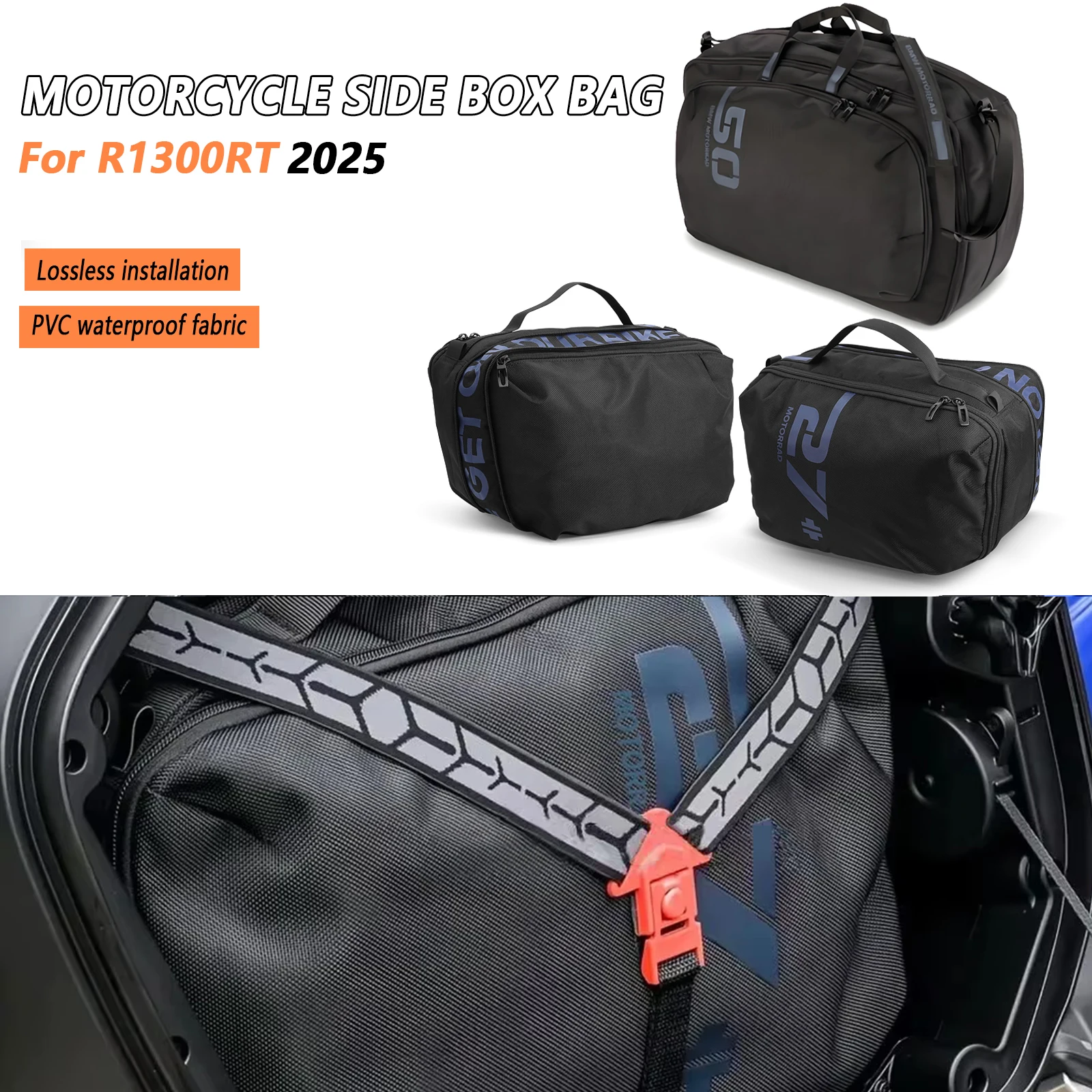 

Motorcycle Accessories Top Case Luggage Bag Saddlebag Side Case Inner Bags Tool Box Bag For BMW R1300RT R 1300 RT 2025 r1300rt