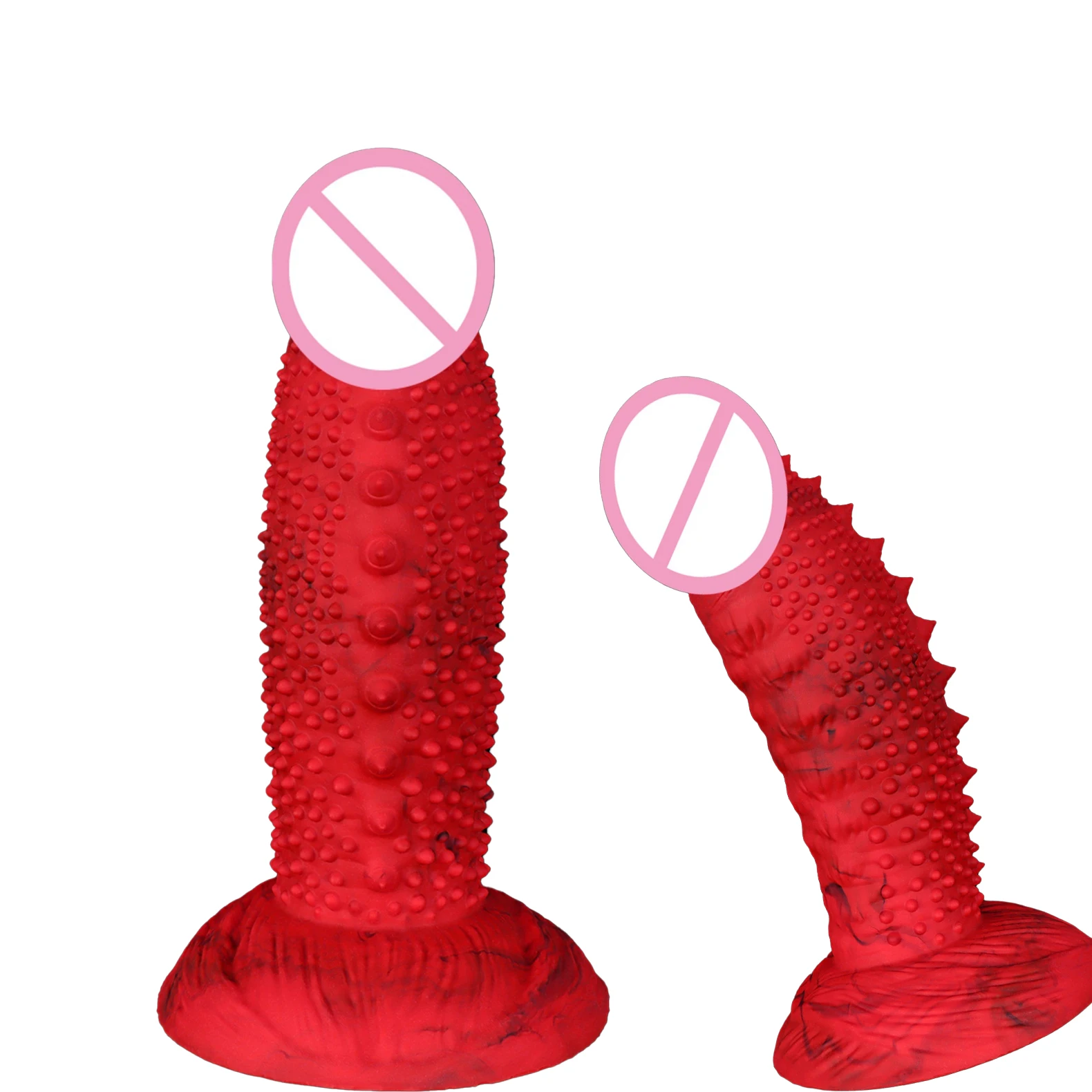 Red Silicone Dildo Spiky Penis Huge Dildo Sex Toys For Women Gay Big Suction Cup Vaginal Prostate Massage Monster Dildo Bdsm Toy
