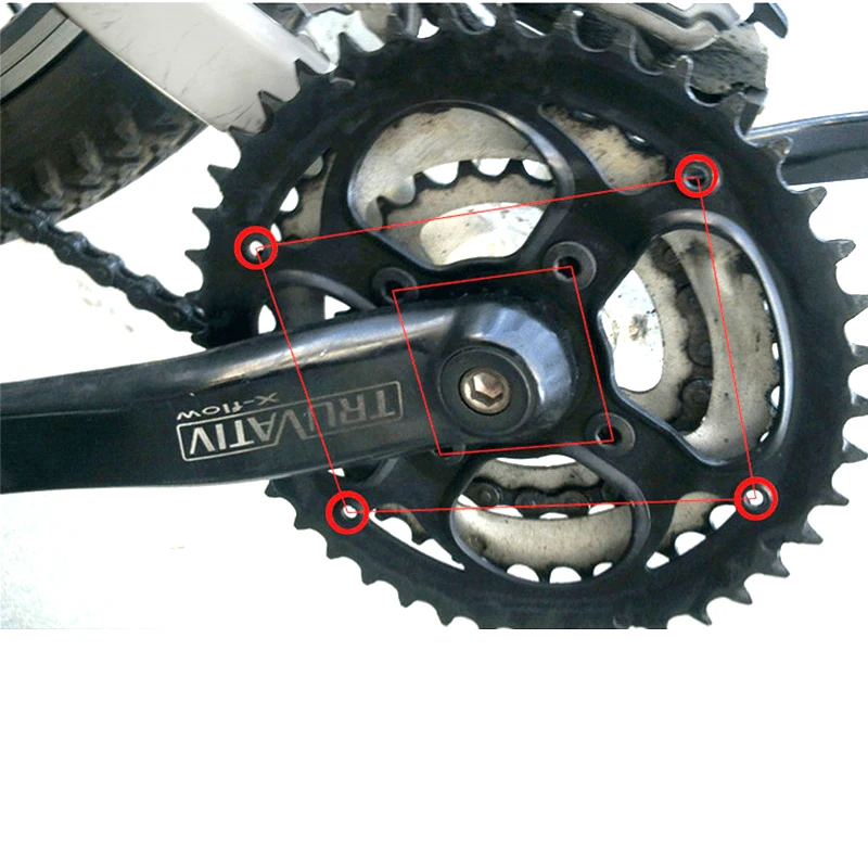 42T 44T 46T 48T 52T 4/5 Holes Bicycle Sprocket Protection Crankset Crank Guard Protector Bike Chain Wheel Ring Protective Cover