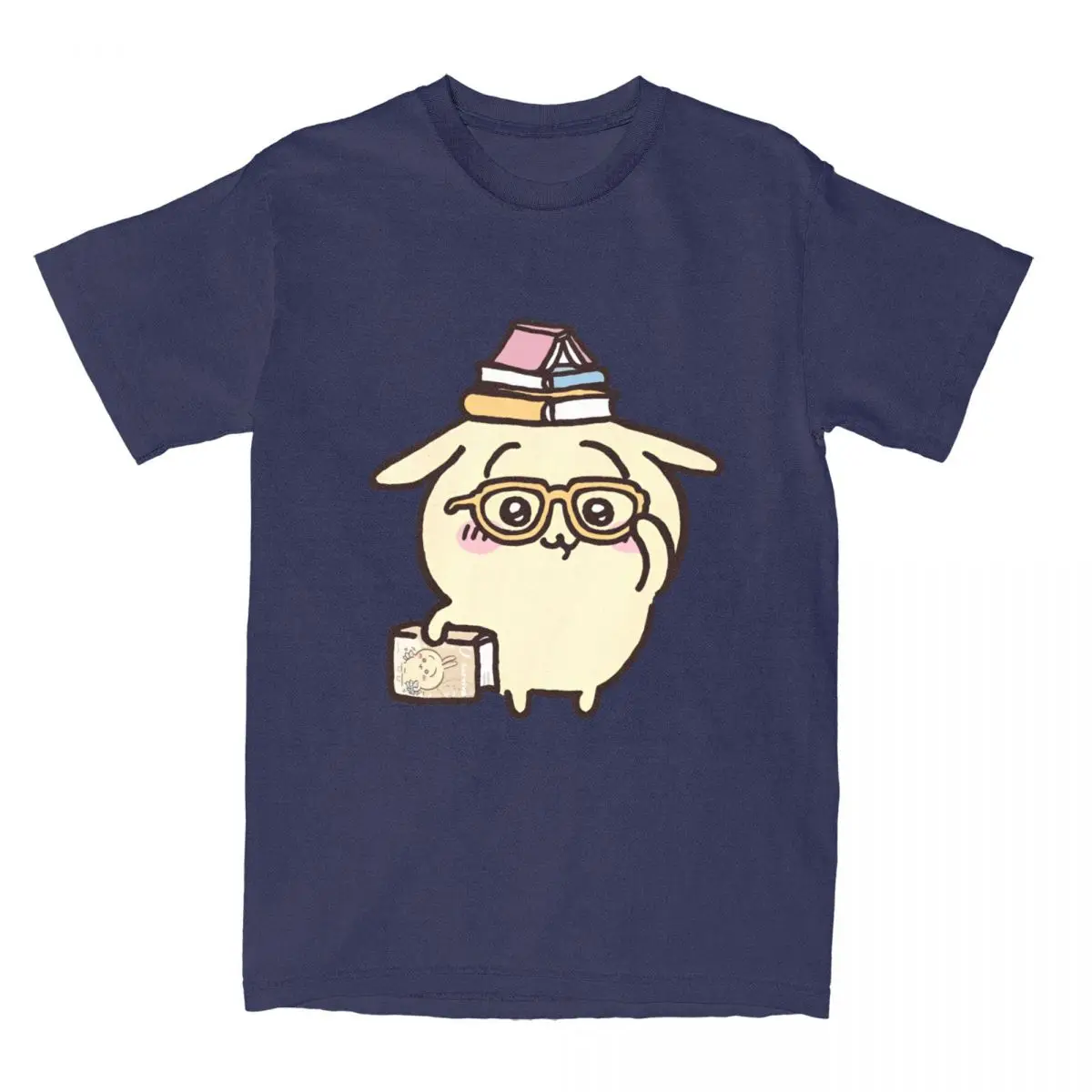 Miniso Chiikawa أنيمي اليابان لطيف الكرتون Y2K تي شيرت اليابان Mniniso تي شيرت خمر التي شيرت الصيف الجولة الرقبة المحملة