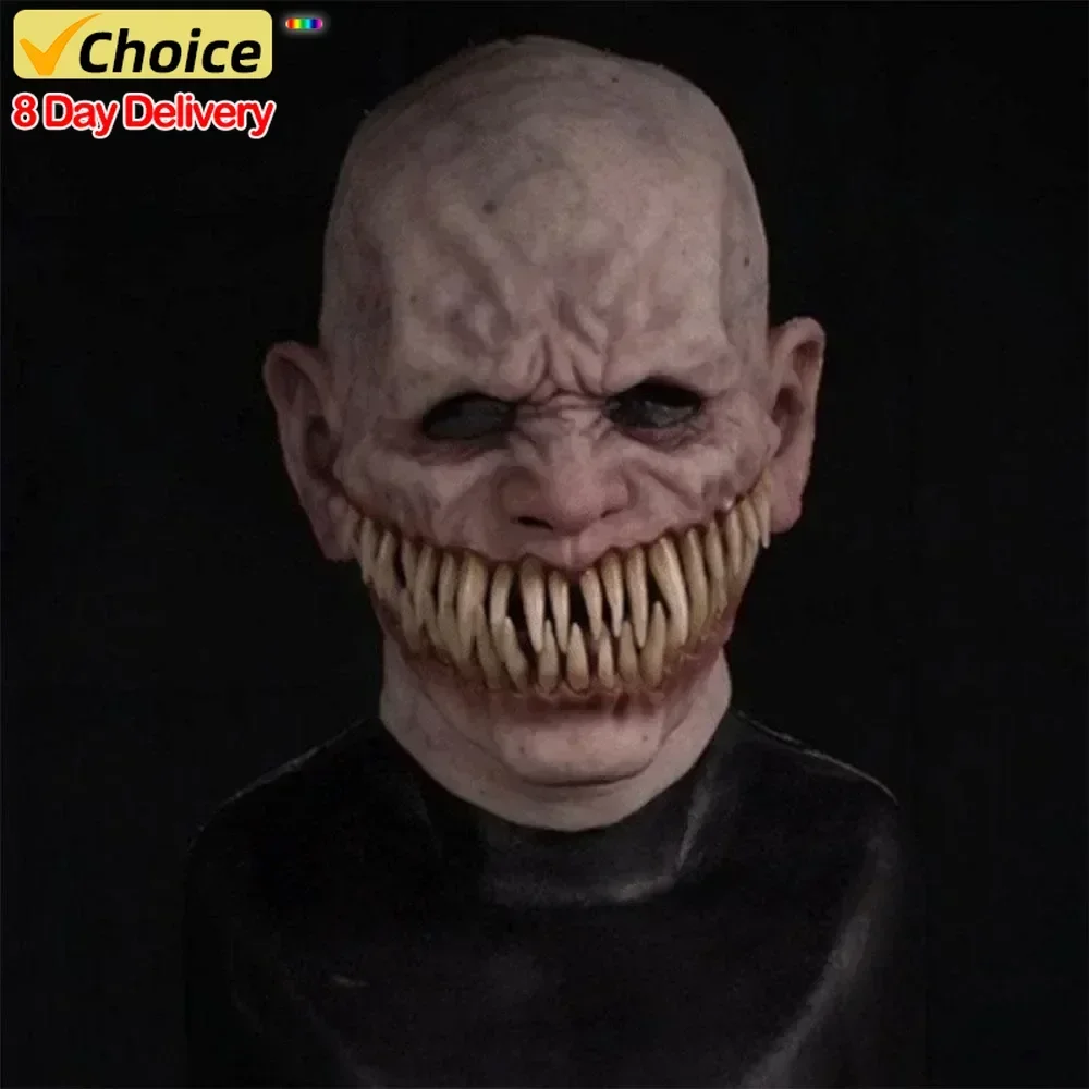 New Hot Halloween Terror Demon Mask Joker Bares His Teeth Vasago Devil Headgear Stage Prop Cosplay Mask