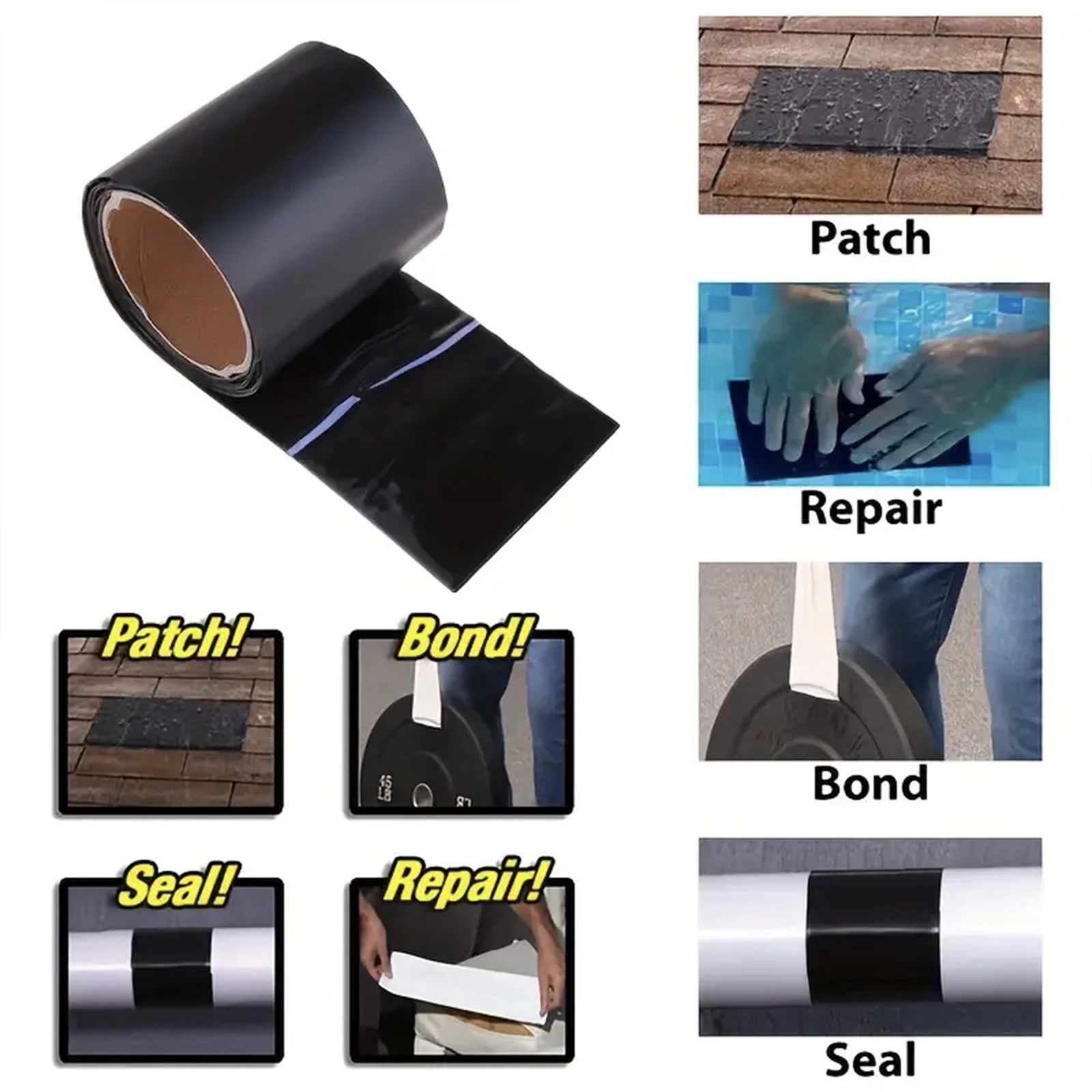 Super Strong Waterproof Tape: Stop Leaks, Seal Repairs & Insulate PVC Pipes Instantly!