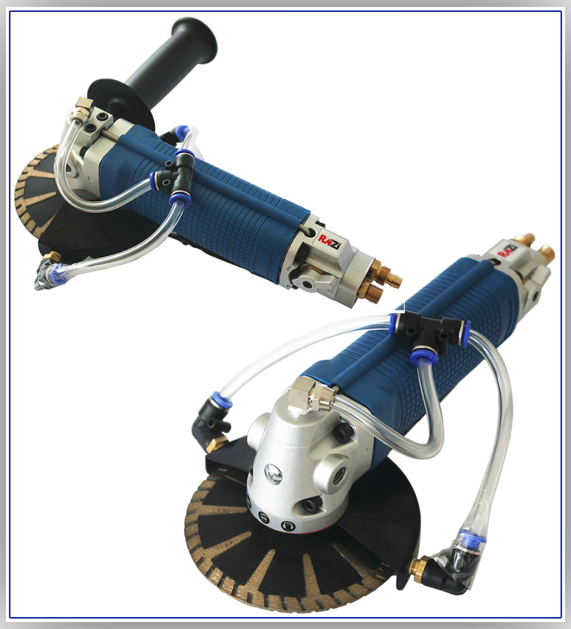 5'' air Wet Cutter Saw Power Tools Saw Cutter Tools for Granite  Stone Ceramic Tile Cutting Wet Pneumatic Cutting Tools