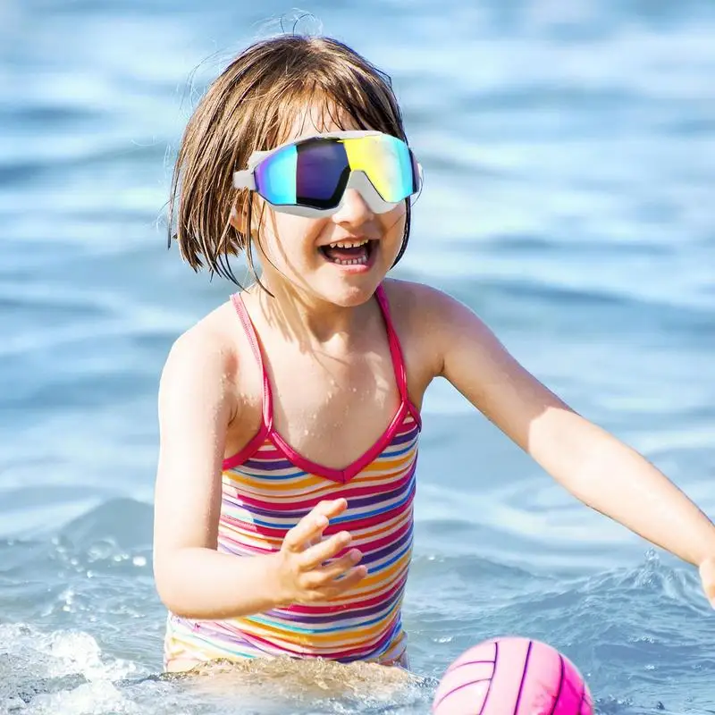 Gafas de natación para niños, protección completa sin fugas, vista amplia, capa de silicona Extra, piscina