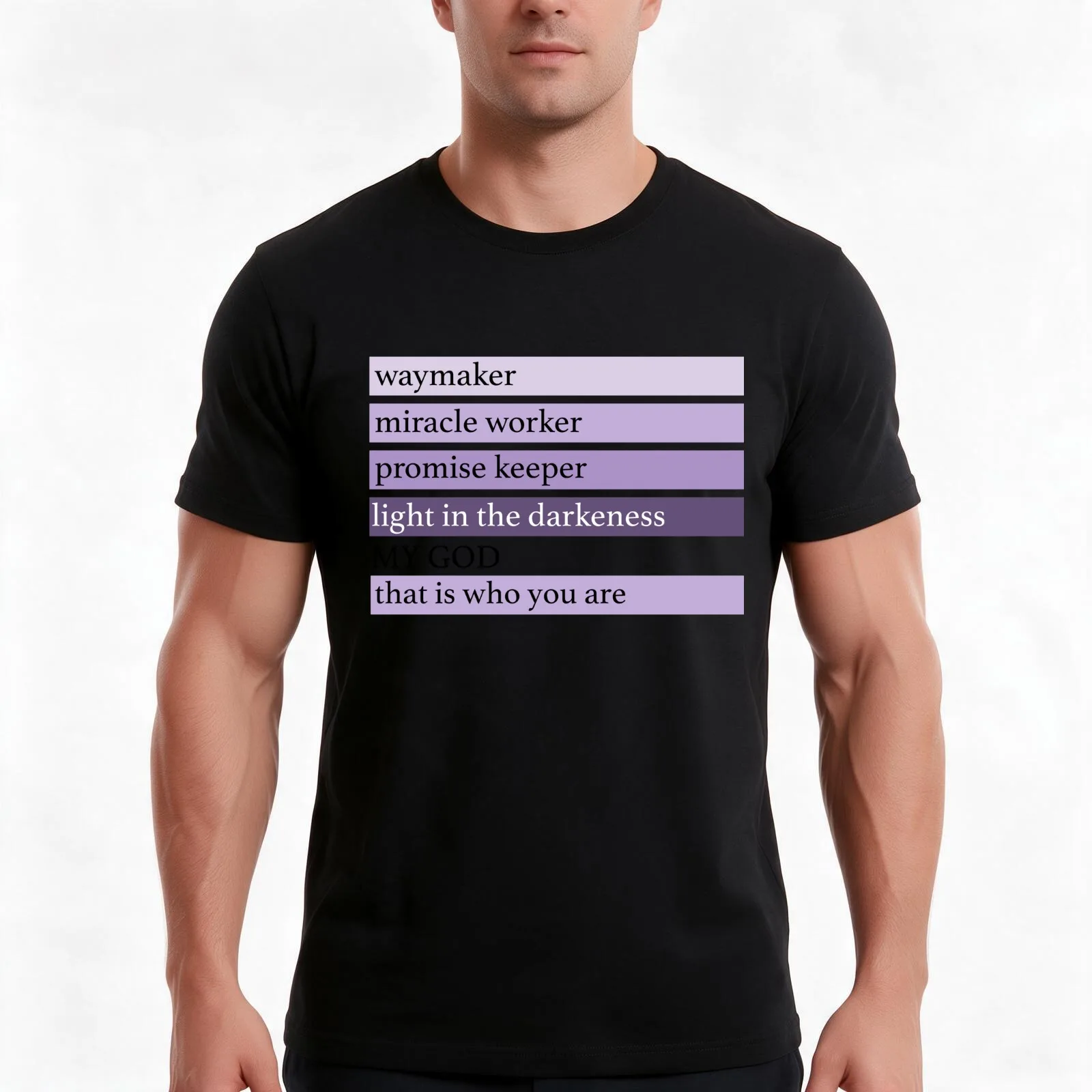 Waymaker, Miracle Worker, Promise Keeper T-Shirt, Summer Casual Cotton Tee, Oversized Streetwear Tops, Vintage Graphic Print