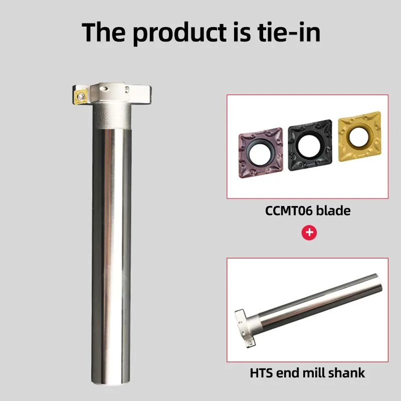 HTS T-Slot Milling Cutters Three sides disc slotted milling cutter CCMT Insert Holder Trapezoidal slot  CNC milling machine