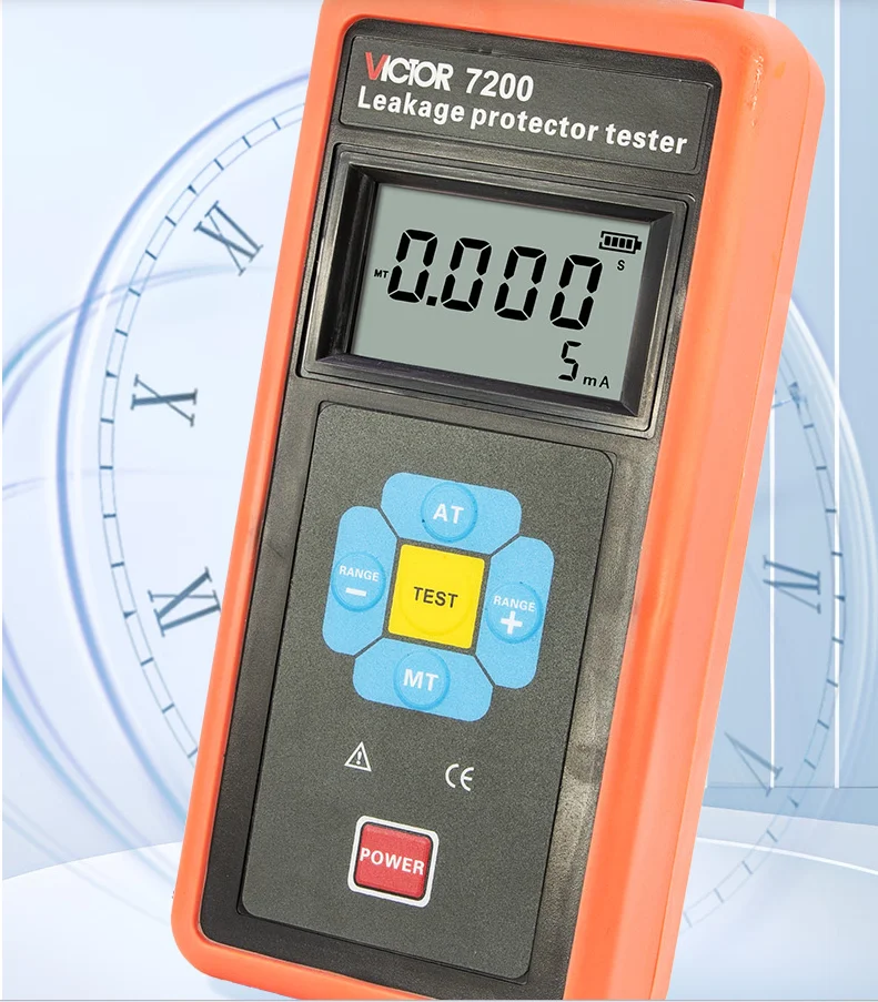 VICTOR Leakage Protector Tester Updated 12 Range 0-1000mA Time Range 0-999ms Test Leakage Initiating Current / Leakage Action