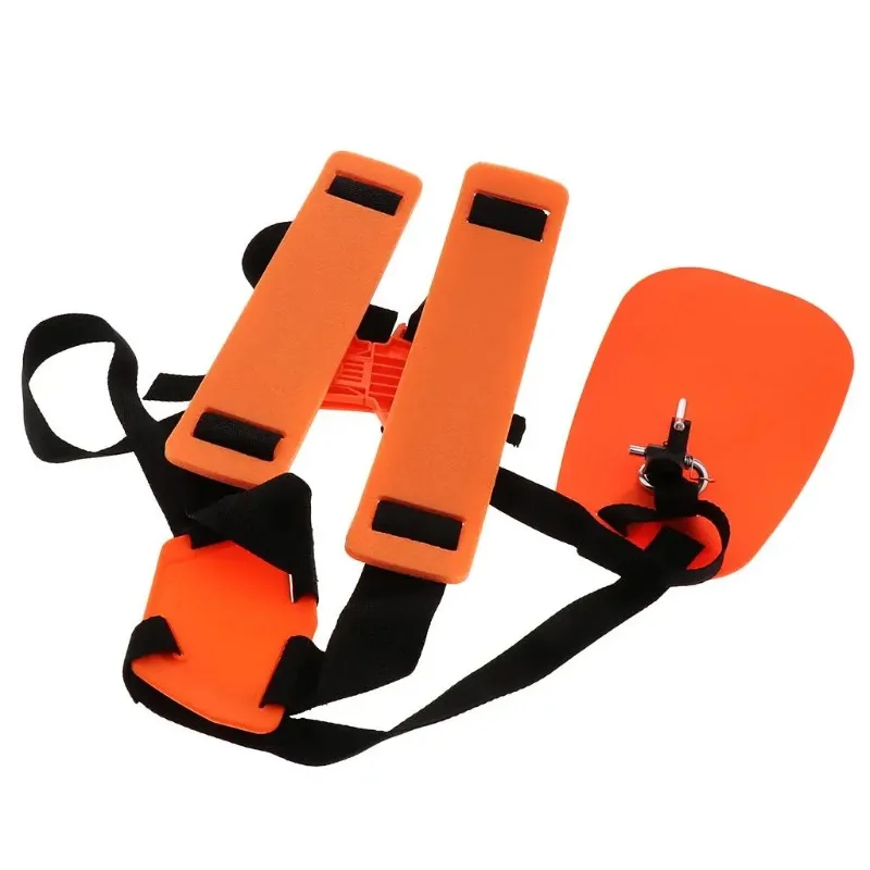 Lawn Mower Shoulder Straps Orange Flat Shoulder Straps Adjustable Comfortable Lawn Mower Straps