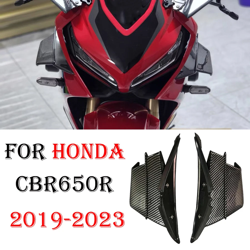 

CBR650R Wing For HONDA CBR 650R 2019 2020 2021 2022 2023 Body Side Ornamental Winglets Frame Spoiler Fairing Aerodynamic Wing