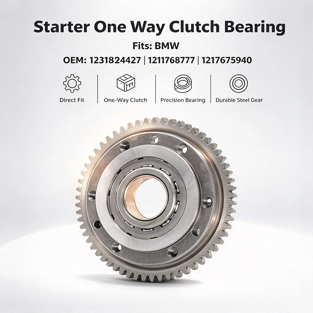 Starter One Way Clutch Bearing For BMW F650GS Dakar R13 Scarver K14 G650GS Sertao R13 G650X K15 OEM:12318524427 12117687777